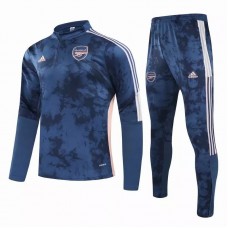 Arsenal Training Technical Soccer Tracksuit Deep Blue 2021