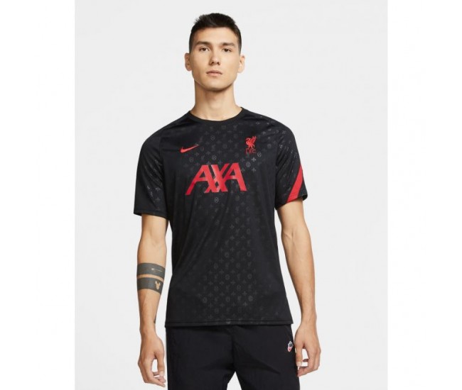 LFC Mens Black Pre Match Jersey 2020