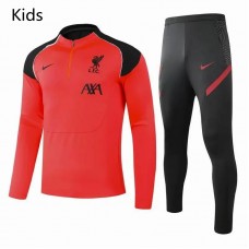 Liverpool FC Training Technical Soccer Tracksuit Orange Kids 2020 2021