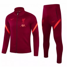LFC Liverpool Presentation Soccer Tracksuit Red 2021