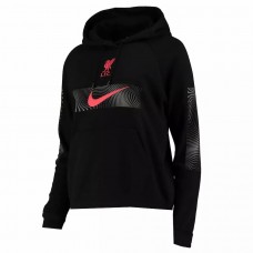 Liverpool FC Black Fleece Hooded Sweatshirt 2022