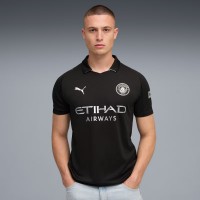 Manchester City Mens Away Authentic Jersey 25-26