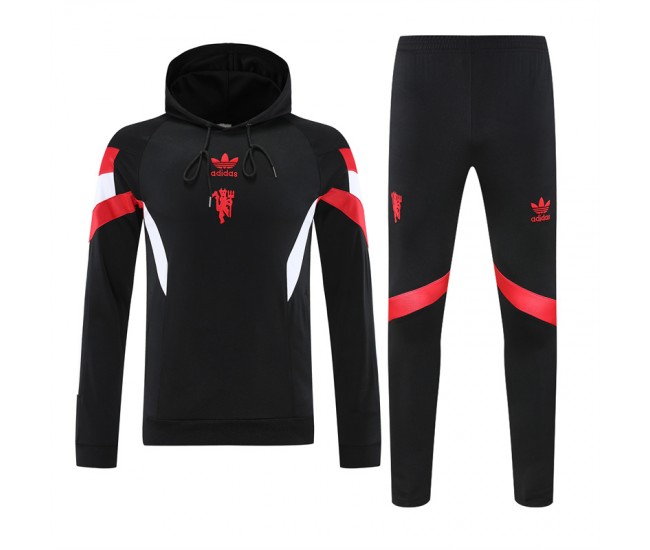 Manchester United Men's Originals Training Hooded Sweat Football Tracksuit 2024-25 Manchester United Men's Originals Training Hooded Sweat Football Tracksuit 2024-25