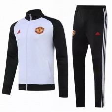 Manchester United Presentation Soccer Tracksuit White 2020 2021