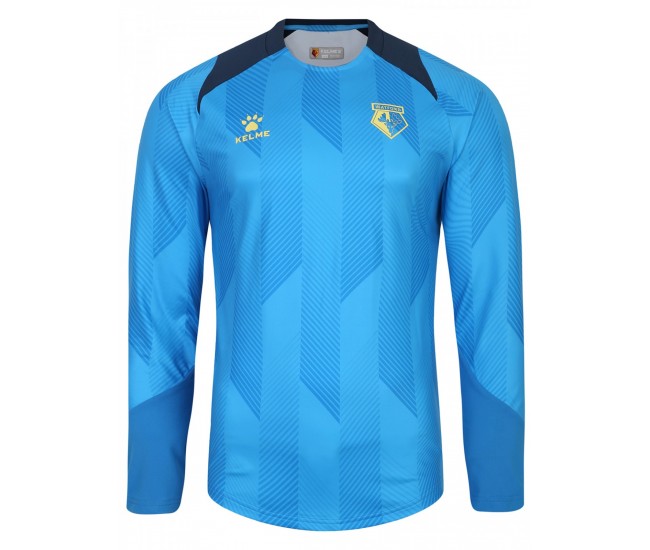Watford FC Men's Blue Long Sleeve Training Jersey 23-24