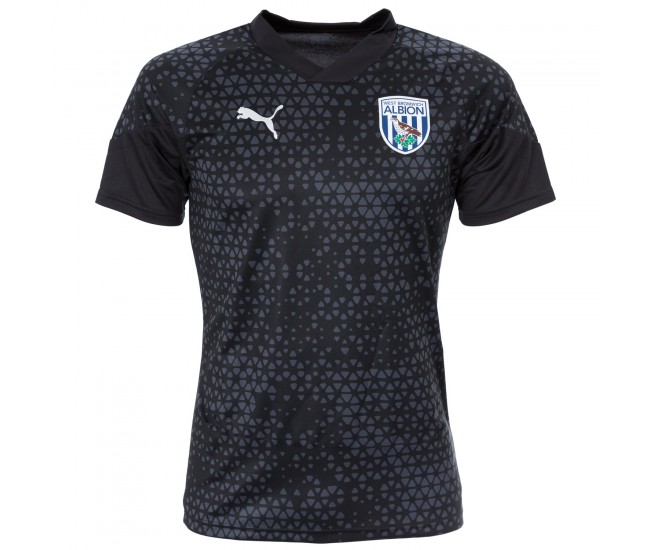West Bromwich Albion Fc Men's Black Training Jersey 23-24