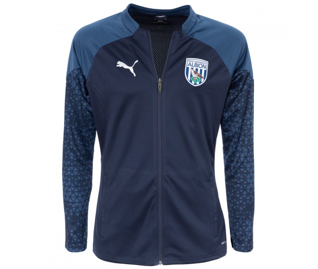 West Bromwich Albion Fc Men's Navy Matchday Jacket 23-24