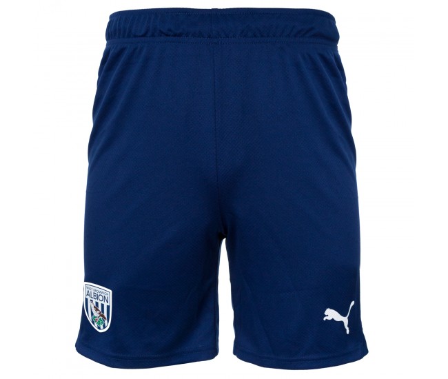 West Bromwich Albion Fc Men's Navy Away Shorts 23-24