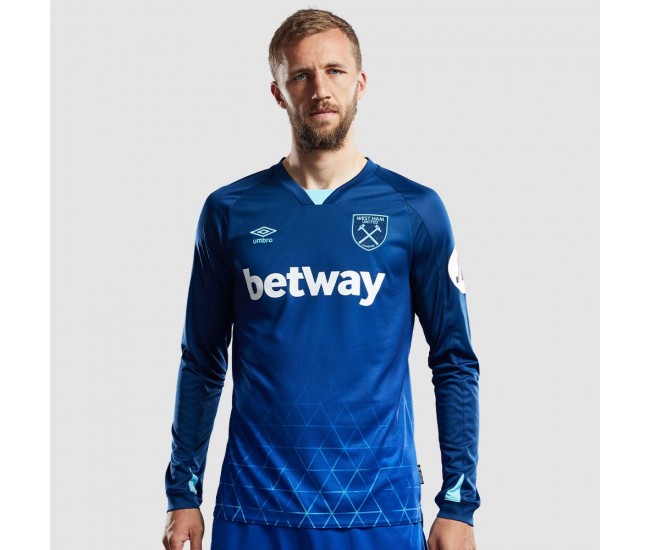 West Ham United Men's Long Sleeve Third Jersey 23-24