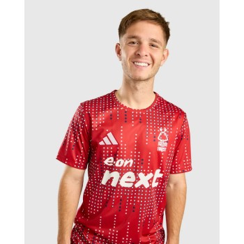 Nottingham Forest Mens Limited Edition Europe Pre-Match Jersey Jersey 25-26