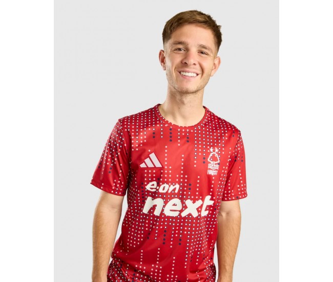Nottingham Forest Mens Limited Edition Europe Pre-Match Jersey Jersey 25-26