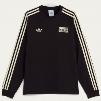 Adidas Originals x Oasis Mens Tour 3-Stripes Long Sleeve Tee 2025