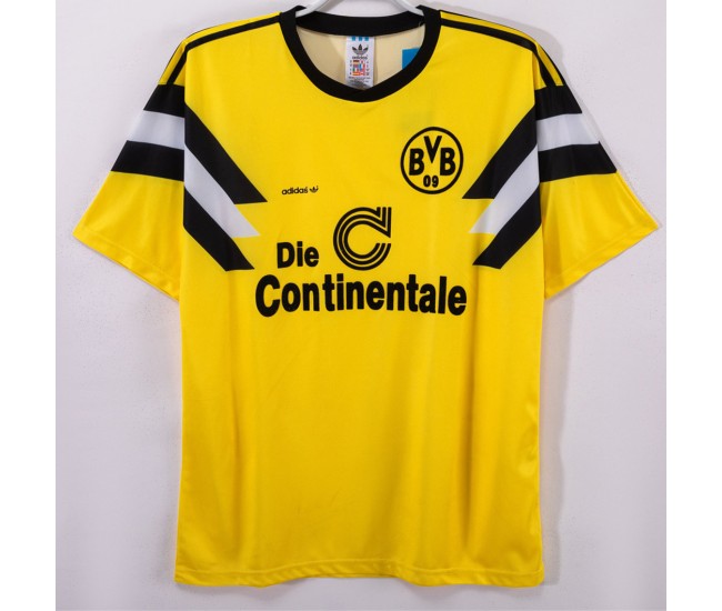 Borussia Dortmund Home Retro Jersey 1989-90