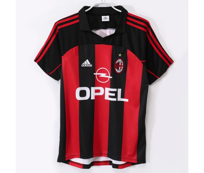 AC Milan Home Retro Jersey 2002-03