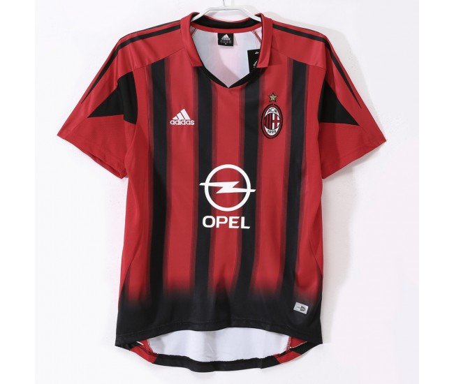 AC Milan Home Retro Jersey 2004-05