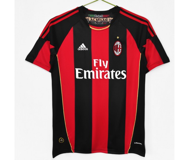AC Milan Home Retro Jersey 2010-11