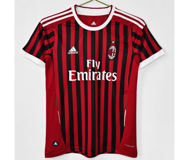 AC Milan Home Retro Jersey 2011-12