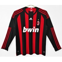 AC Milan Home Long Sleeve Retro Jersey 2008-09