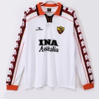 AS Roma Away Long Sleeve Retro Jersey 1998-99