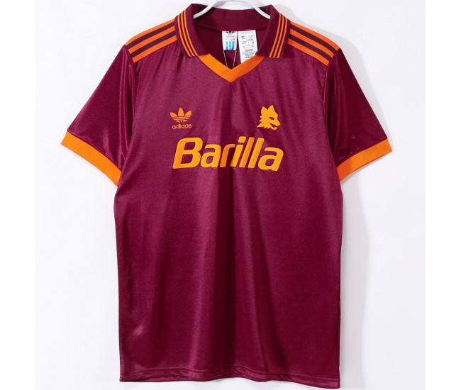 AS Roma Home Retro Jersey 1992-93