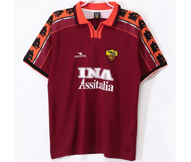 AS Roma Home Retro Jersey 1998-99