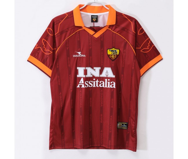 AS Roma Home Retro Jersey 1999-00