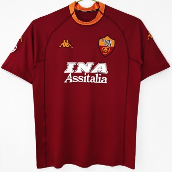 AS Roma Home Retro Jersey 2001-02