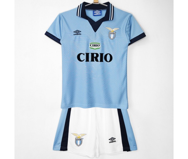 SS Lazio Kids Home Retro Kit 1996
