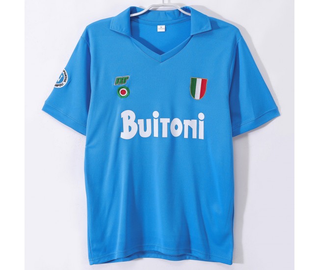 SSC Napoli Mens Home Retro Jersey 1987-88