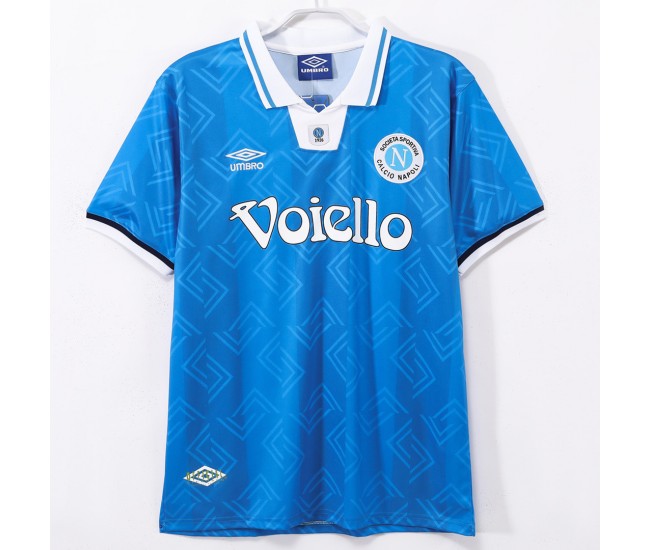 SSC Napoli Mens Home Retro Jersey 1993