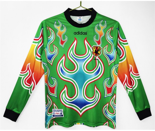 Japan Mens Goalkeeper Long Sleeve Retro Jersey 1998