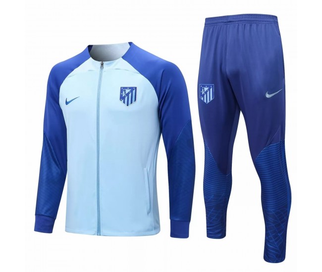 Atlético De Madrid Blue Training Presentation Football Tracksuit 2022-23 Atlético De Madrid Blue Training Presentation Football Tracksuit 2022-23