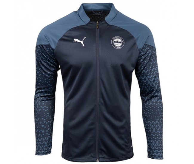 Deportivo Alaves Mens Pre Match Home Jacket 23-24