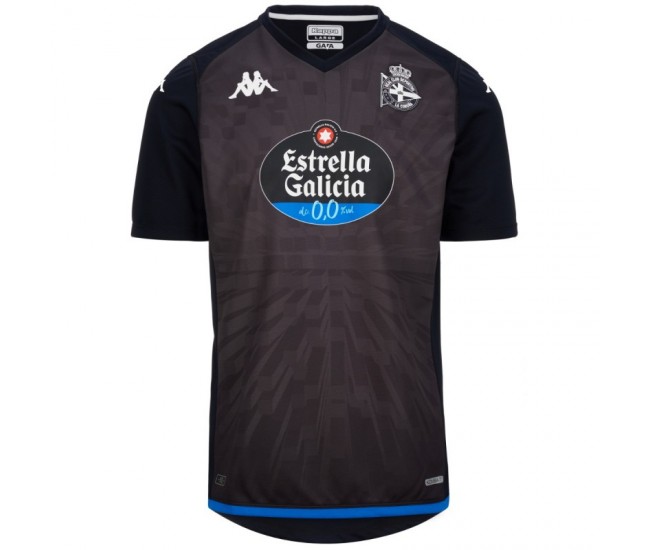 Deportivo La Coruña Mens Black Goalkeeper Jersey 23-24