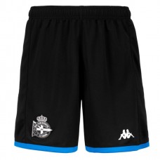Deportivo La Coruña Mens Negro Goalkeeper Shorts 23-24