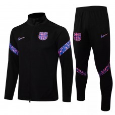 FC Barcelona Black Training Presentation Football Tracksuit 2021-22