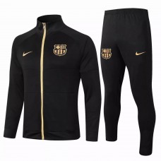 FC Barcelona Soccer Presentation Tracksuit Black Gold 2020 2021