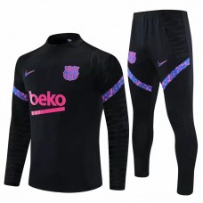 FC Barcelona Training Technical Soccer Tracksuit Black 2021