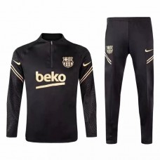 FC Barcelona Soccer Training Technical Tracksuit Gold 2020 2021