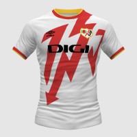 Rayo Vallecano Mens Home Jersey 25-26