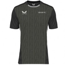Sevilla Mens Black Training Jersey 23-24