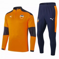 Valencia Technical Training Soccer Tracksuit Orange 2020 2021 Valencia Technical Training Soccer Tracksuit Orange 2020 2021