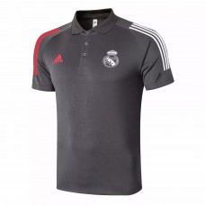 Real Madrid Training Grey Polo Shirt 2020