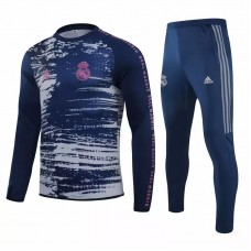 Real Madrid Training Soccer Tracksuit Navy 2020 2021