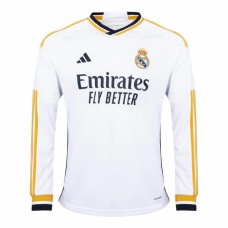 Real Madrid Mens Long Sleeve Home Jersey 23-24