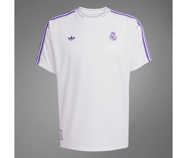 Real Madrid Mens Terrace Icons Jersey 2025-26