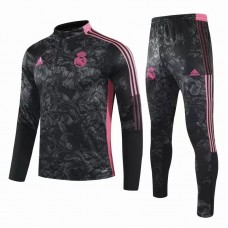 Real Madrid Training Soccer Black Tracksuit 2021