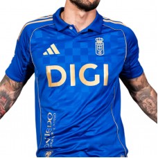 Real Oviedo Mens Centenary Home Jersey 25-26