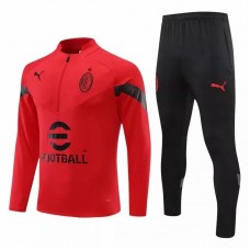 AC Milan Red Training Technical Football Tracksuit 2022-23