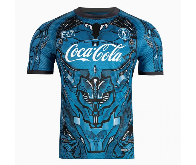 SSC Napoli Mens Sky Blue Training Jersey 25-26